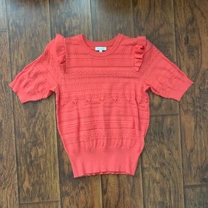 Puff sleeve sweater top